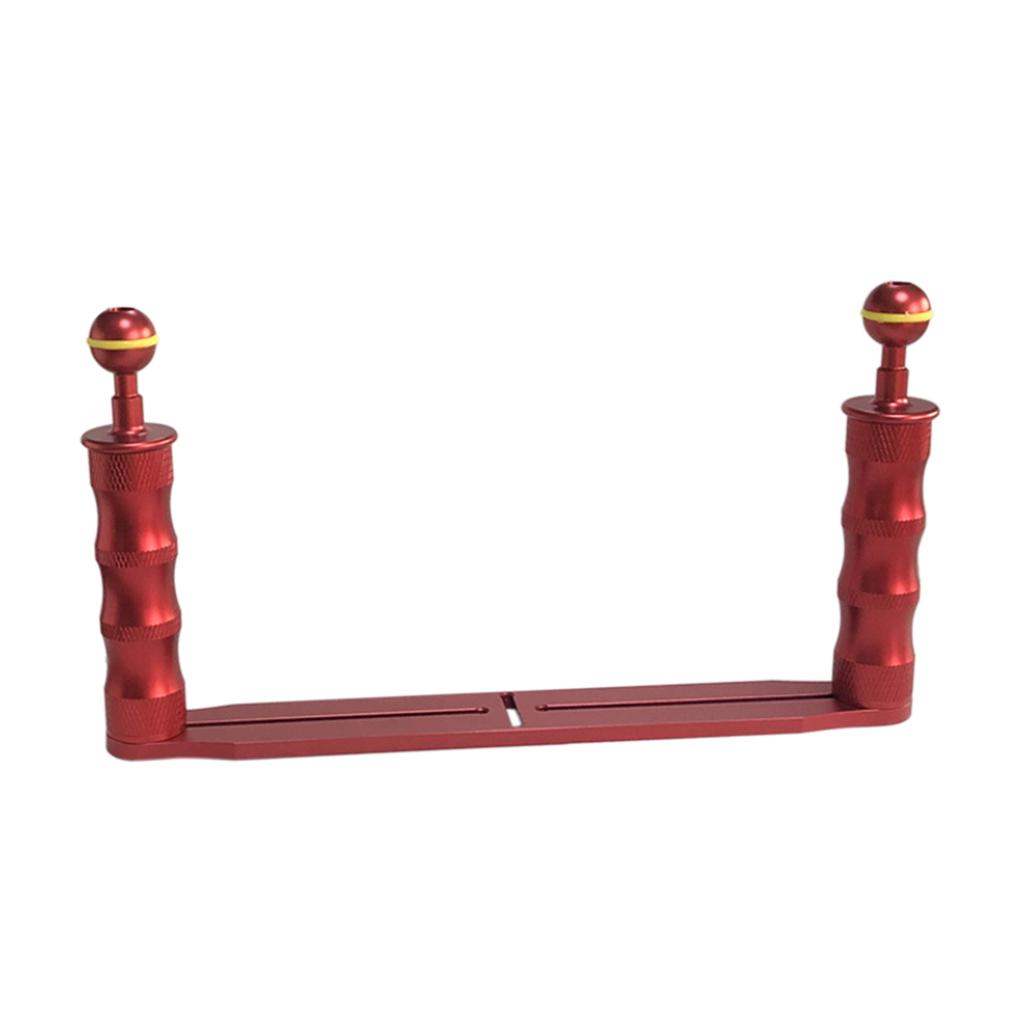 Maxbell Aluminium Alloy Underwater Camera Tray Video Light Stabilizer Tray Red