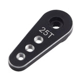 Maxbell 25T Metal Servo Arm 1:10 Metal Servo Arm Part for 995 RC Car Parts 996R Black