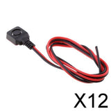Maxbell 12xUniversal Car Security Alarm Reset Switch Emergency Push Button Control