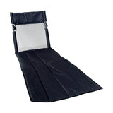 Maxbell Portable Folding Camping Chair Compact Sturdy Wear Resistant Mesh Lawn Chair Black