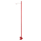 Maxbell Maxbell Outdoor Camping Lamp Pole Tent Folding Adjustable Adjustable Red