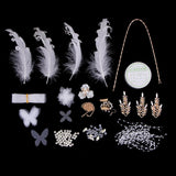 Bride Bridesmaid Wedding Headwear DIY Making Headdress Bead Flower Hairpin - Creates Instant Stunning New Hair Style - Aladdin Shoppers