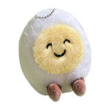 Maxbell Food Theme Keychain Accessory Adorable Bag Charm for Valentine's Day Holiday Squinting Smile