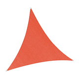 Maxbell Sun Shade Sail 3x3x3M Triangular Block Sun Cover for Backyard Garden Deck Red