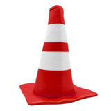 Maxbell Traffic Cone Hat Fancy Dress Costume Accessory for Masquerade Party Festival red Dome