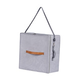 Maxbell Hat Storage Box with Shoulder Strap Polyester Practical Cowboy Hat Organizer