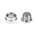 Maxbell 3xM18X1.5 O2 Oxygen Sensor Step Style Bung Port Nut Fitting w/ Plug Universal