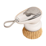 Maxbell Dish Brush with Soap Dispenser Kitchen Brush for Kitchen Dishes Pot Scrubber Gray Brush