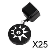 25xBilliards Snooker Pool Retractable Cue Chalk Holder with Belt Clip