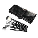 Maxbell Maxbell 7Pcs Professional Eye MakeupBrush Set W/Pouch For Eye Shader Eyeliner Black