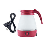 Maxbell Travel Folding Electric Kettle Fast Boiling Camping 600ml Electric Tea Maker red
