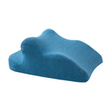 Maxbell Face Down Pillow Lightweight Memory Foam Cushion for Home Living Room Office Blue