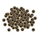 Maxbell 100pcs Safety Eyes with Backs & 100 Glitter Eyes for Dolls DIY Making 16mm