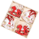 Christmas Hanging Decorations Wood Ornament for Housewarming Cabinet Bedroom Horse