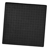 Maxbell Washer Dryer Top Protective Mat Accessory Silicone Washing Machine Top Cover 60cmx60cm Black