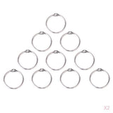 Maxbell 2x10 Scrapbooks Albums Book Card SPLIT Metal Hinged Bobbin Rings 45mm BINDERS
