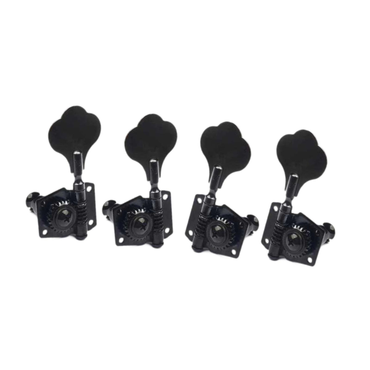 Maxbell 4x Electric Guitar String Tuning Pegs Knobs Tuning Keys for Concert Practice black