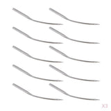 30Pcs Portable Silver Metal Blindstitch Sewing Machine Needles LW*6T