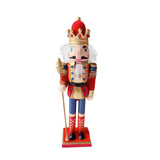 Maxbell Christmas Nutcracker Ornament Christmas Figure for Xmas Christmas Decoration red