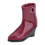 Maxbell 1:6 Action Figure Shoes Hollow Boots Doll Costume Accessories for 12" Female Red