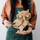 Maxbell 1 PC Driftwood Owl Birds Figurine Ornament Animal Statues, Handmade Wooden Carved Owl Showpiece Art Home Decor/Christmas Arts - Aladdin Shoppers