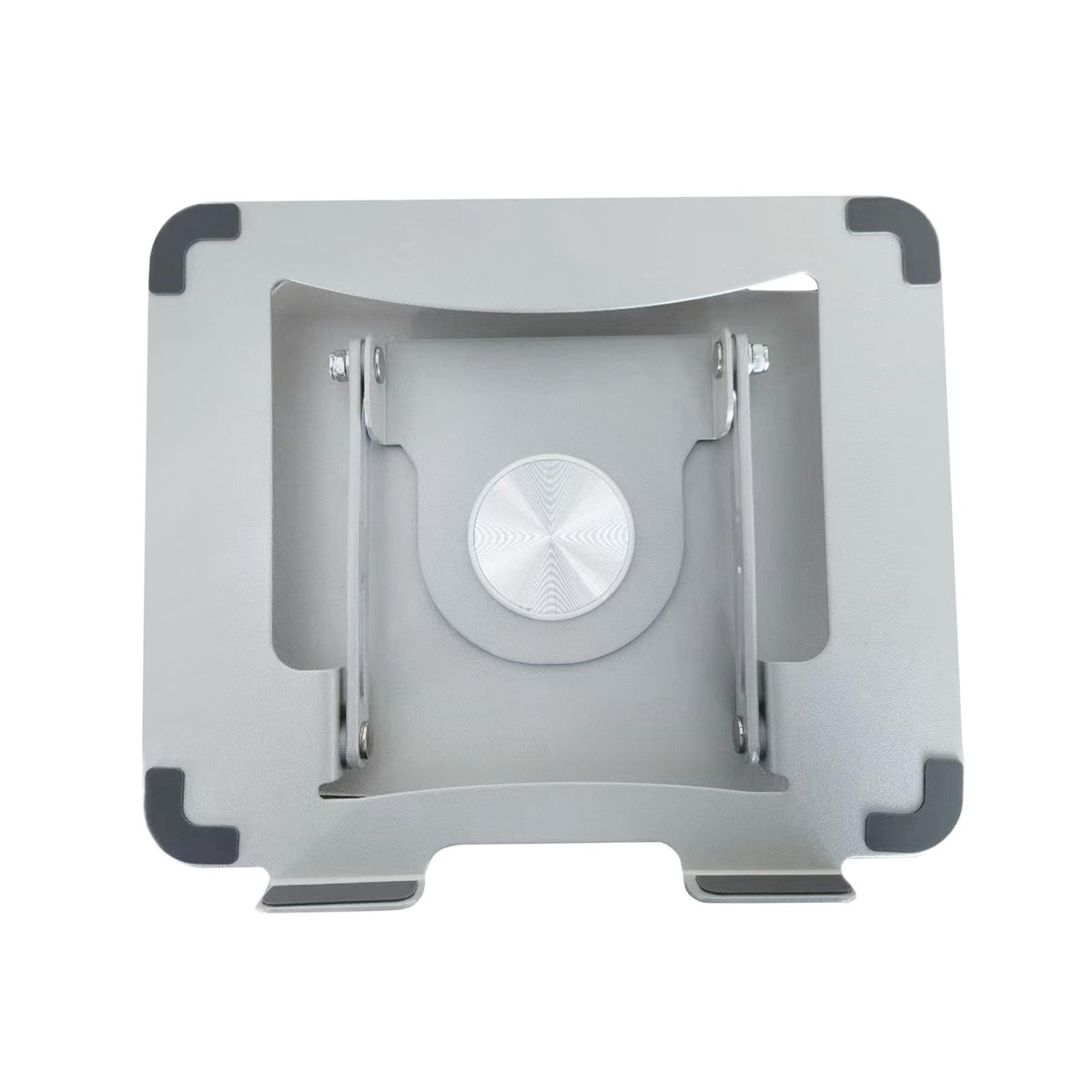 Maxbell Folding Laptop Stand Bracket Computer Notebook Stand Rotatable Base Portable Sand Silver
