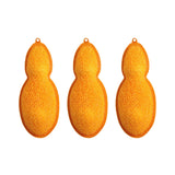 Maxbell 3 Pieces Beans Bottle Cleaner Reusable Kitchen Bottle Sponge for All Bottles Orange
