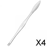 Maxbell 4xStainless Steel Crab Forks Dishwasher Safe Seafood Forks for Kitchen Gadgets Silver