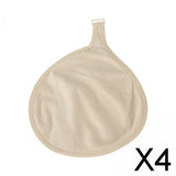 Maxbell 4xSilicone Breast Protective Pocket Fake Breast Protective Case for Mastectomy S