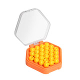 Maxbell Puzzle Beads Logical Toy Portable Party Brain Teaser for Kids Children Teens orange