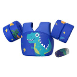 Maxbell Baby Swim Flotation Vest Toddlers Swim Float Vest Blue Dinosaur
