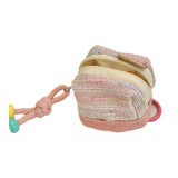 Maxbell Earphone Earbud Case Gifts Decor for Women Men Multifunctional Soft Ornament Pink