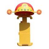 Maxbell Cute God of Wealth Holder Bike Phone Mount for Motorcycle Electric Motorbike Handlebar