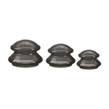 Maxbell 3x Massage Cup for Body Relaxation Massaging Face Deep Tissue Black