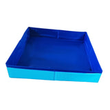Maxbell Kids Sandbox Tray Oxford Cloth Easy to Clean Large Space Thickened Play Sand Blue 50cmx50cm