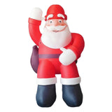 Maxbell Christmas Inflatable Santa Props Christmas Outdoor Decoration for Front Lawn 2m