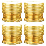 Maxbell 4Pcs Adjustable Furniture Risers Non Slip Table Metal for Cabinet Couch Sofa Gold