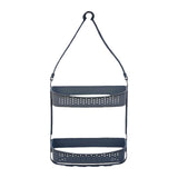 Maxbell Hanging Shower Basket Holder for Large and Small Bottles Home Bathroom Deep Gray