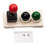 Maxbell Keycaps Vintage Design Sturdy Gifts with Storage Box Gaming Joystick Keycaps Black Base