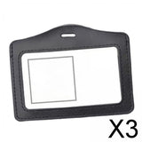 Maxbell 3xID Badge Holder with Neck Lanyard Multipurpose Badge Holder for Shop School