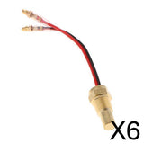 Maxbell 6x12V-24V Car Truck Digital Water Temp Temperature Sensor Head Plug 10mm OD