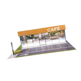 Maxbell 1/64 Model Car Display Case Ornament Micro Landscape Decor Miniature Scenery Cafe