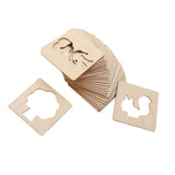 Maxbell Kids Drawing Stencils Sturdy for Paint, Draw, Spray Preschooler Creating Art 55 pieces