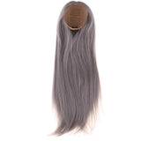 Maxbell Maxbell 1/3 Male BJD Long Straight Hair Wig for Normal 70cm Uncle Dolls DIY Accessories Gray