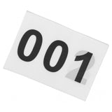 Maxbell 100Pcs Running Bibs Athlete Numbers for Triathlon Cycling Competition Events