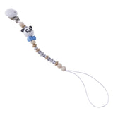 Maxbell 2 Pieces Baby Cartoon Chain Letter Chain Wooden Teething Pacifier Holder