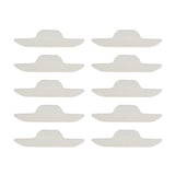 Maxbell 3x10 Pieces Disposable Neck Sweat Pads Collar Self-Adhesive Neck Pad White