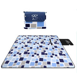 Maxbell Maxbell Travel Picnic Camping Mat Waterproof Outdoor Beach Folding Camping Pad Blue