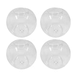 Maxbell Maxbell 4Pcs Glass Candle Holder Tealight Candle Holder for Bar Cafe Thanksgiving