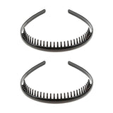 Maxbell 2pieces Phenovo Zigzag Hair Band Toothed Headband Women Men Hair Accessory